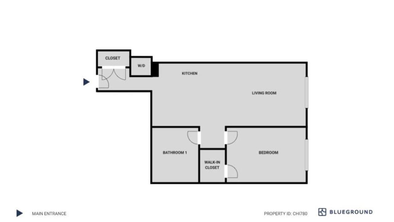 West Loop 1br W Wd Gym Lounge Nr L Chi-780 Apartment Chicago