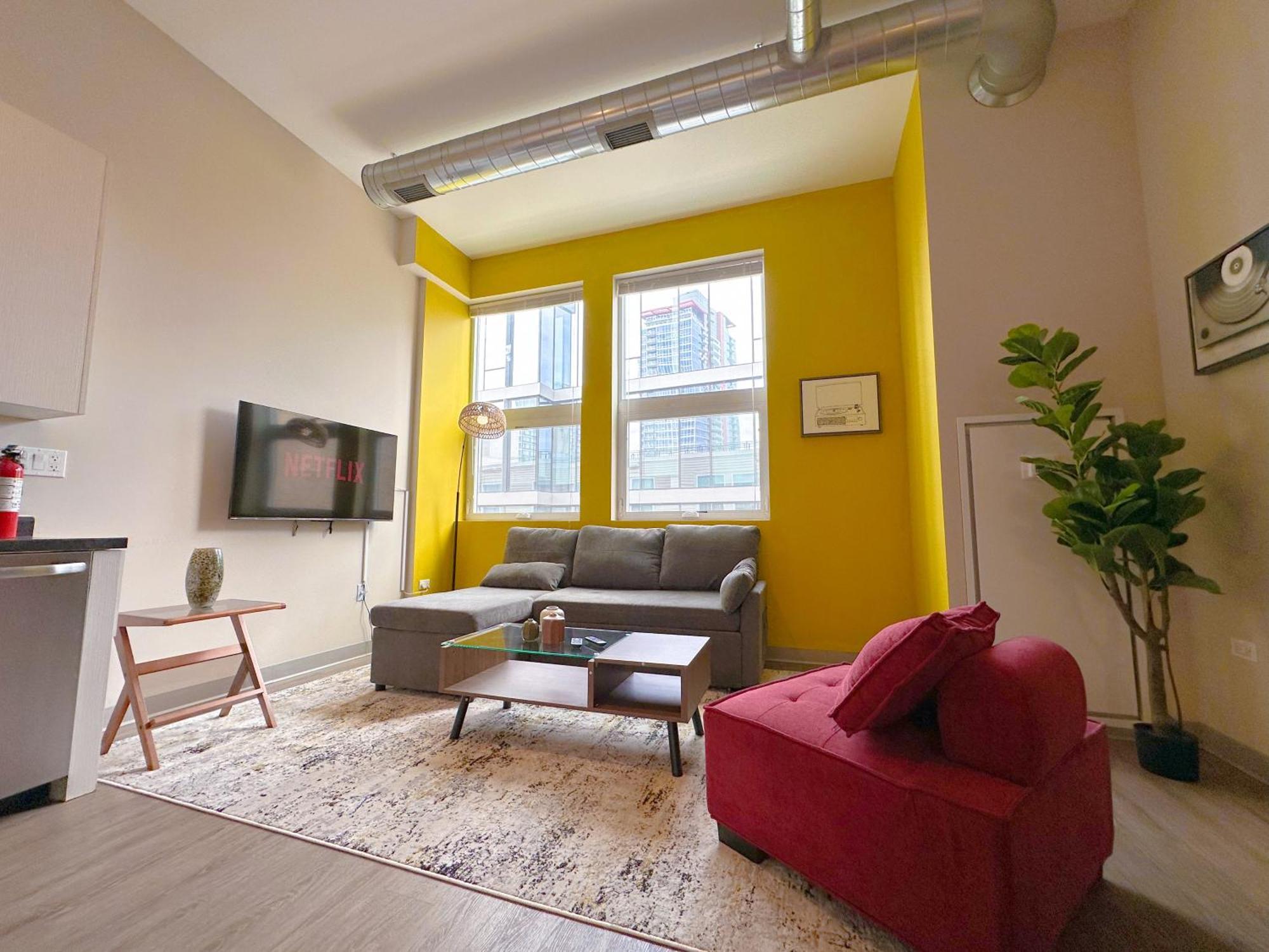 Apartamento Mccormick 2br/2ba Oasis With Optional Parking, Patio, Gym For Up To 6 Guests Chicago