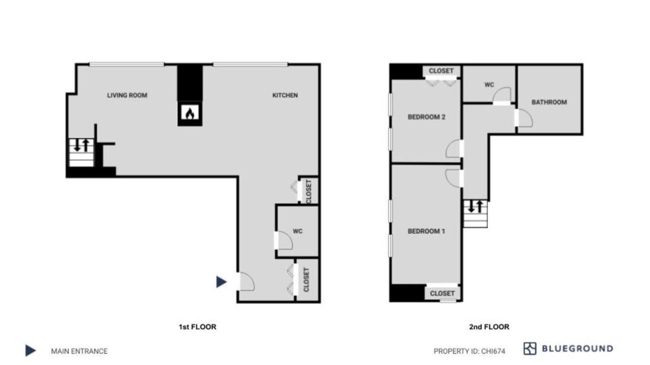 Apartamento Loop 2br W Gym Doorman Same Block As L Chi-674 Chicago