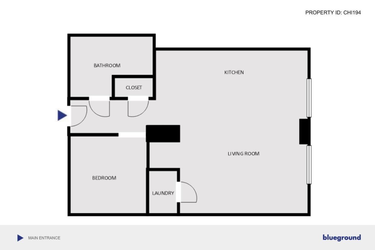 Apartment Loop 1br W Fitness Center Nr W Loop The L Chi-194 Chicago