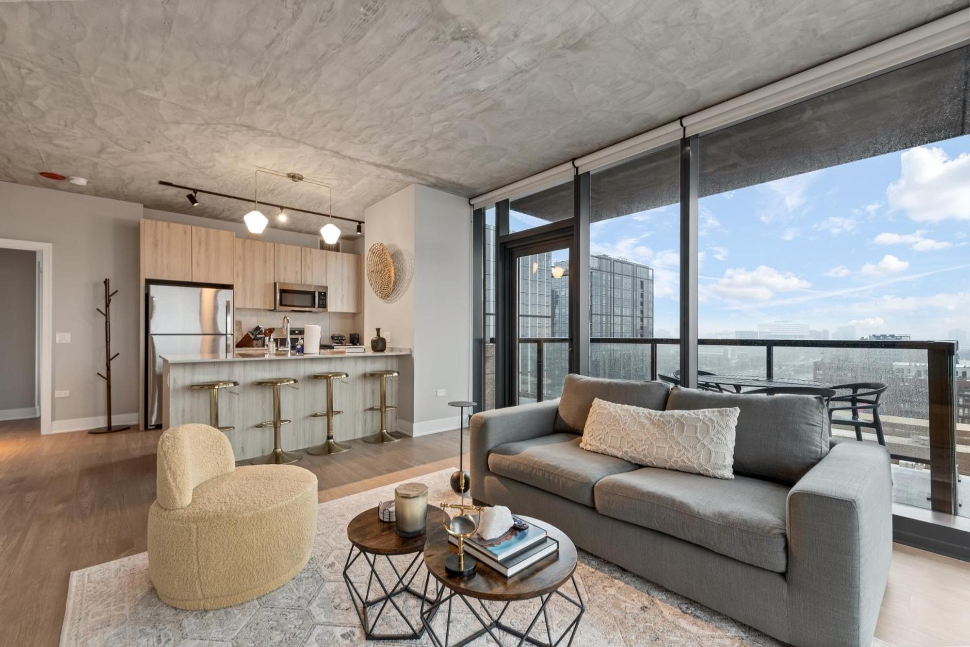 Apartment Sage Modern Near Union Park In West Loop Chicago
