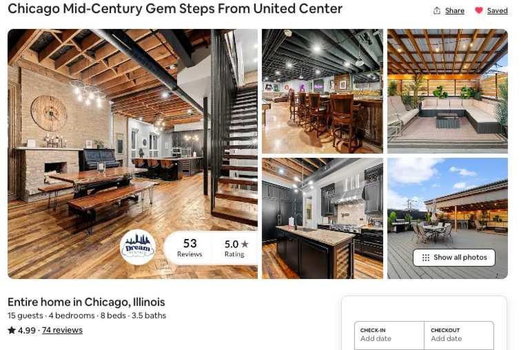 Mid-century Gem By United Center Holiday home *