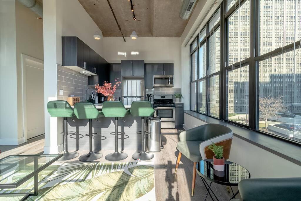 Mccormick Place Stylish Corner Unit With Optional Parking, Gym Access That Sleeps Up To 6 Apartment